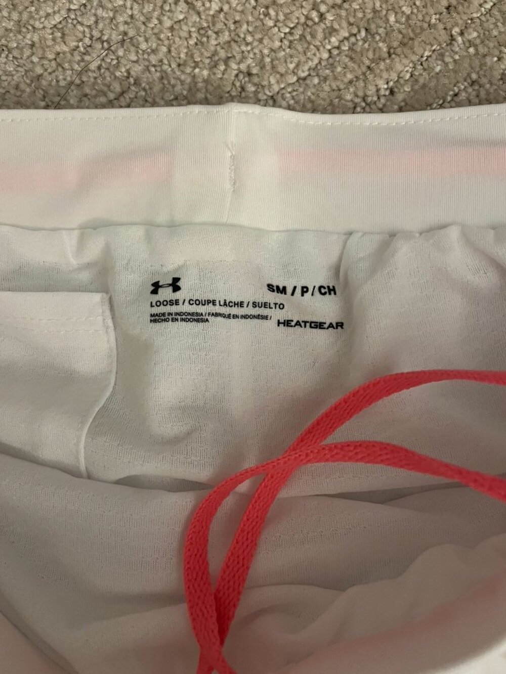 Under Armour White and Pink Shorts - Picture 3 of 3